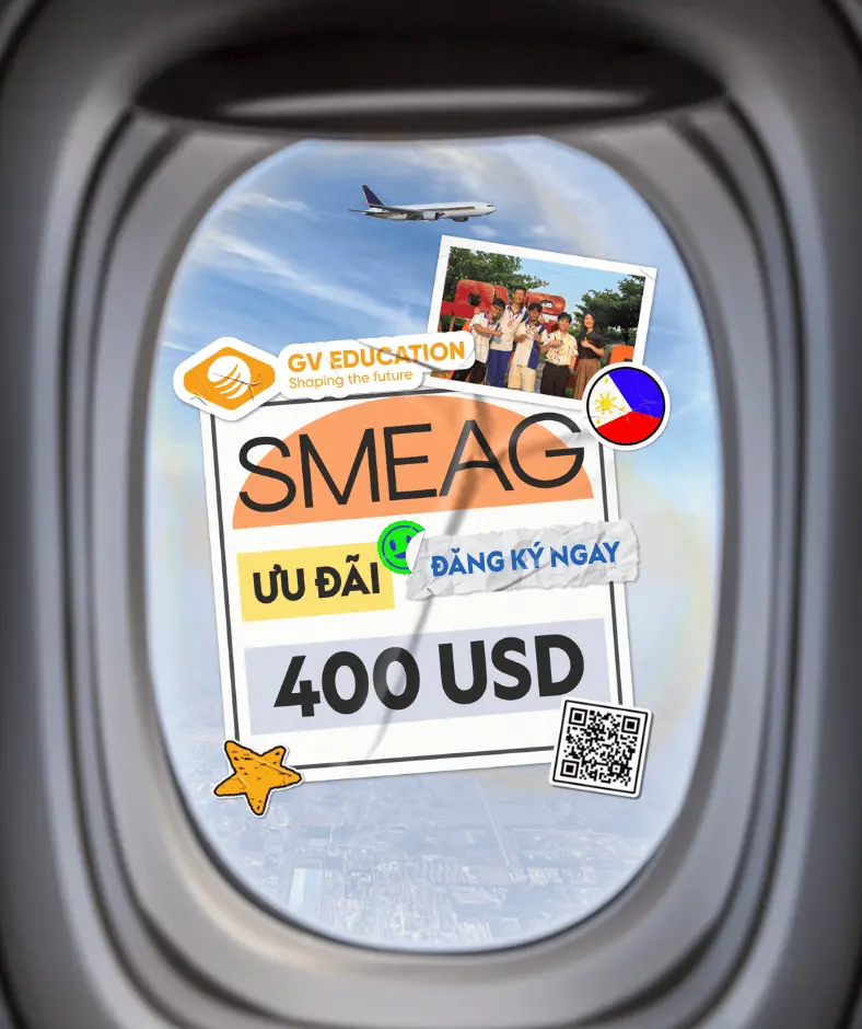 Siêu Ưu Đãi Trại Hè Tiếng Anh SMEAG Philippines 2025 – Học Bổng Lên Tới 400 USD!